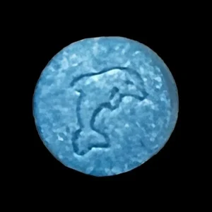 Ecstasy Pressed Pill – Blue Dolphin